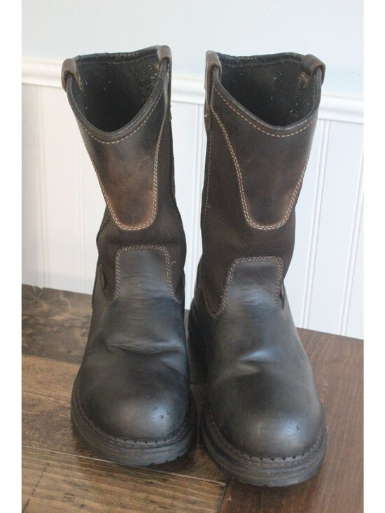 REDWING Irish Setter Mens UltraDry Waterproof Pull-On Leather Work Boots Size 11 main image 9